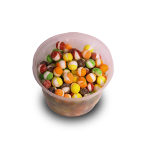 Fruit Crunch Bites, Freeze-dried Skittles